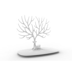 Qualy design My Little Deer Smykketr (Hvid)