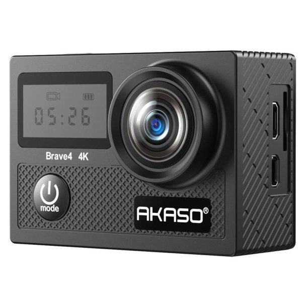AKASO Brave 4 Ultra HD Action Kamera - 4K, WiFi, Digital Zoom