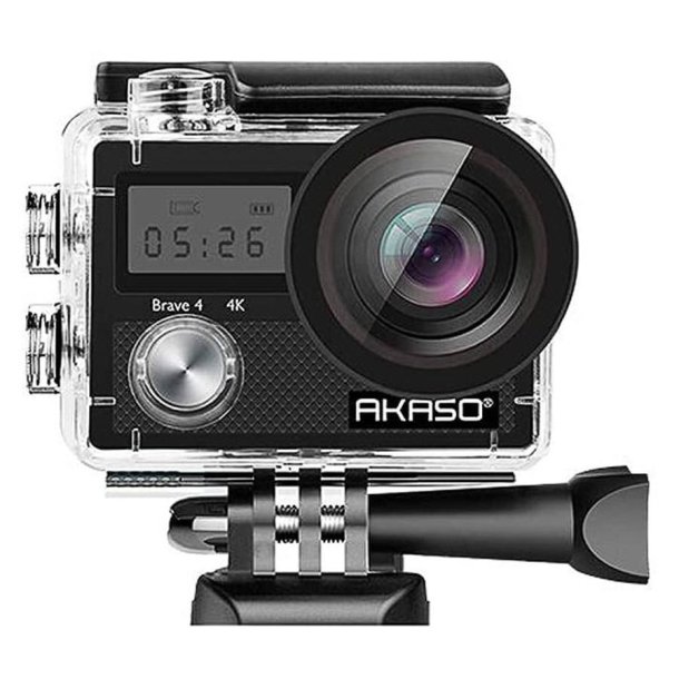 AKASO Brave 4 Ultra HD Action Kamera - 4K, WiFi, Digital Zoom