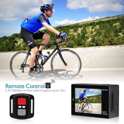 AKASO Brave 4 Ultra HD Action Kamera - 4K, WiFi, Digital Zoom