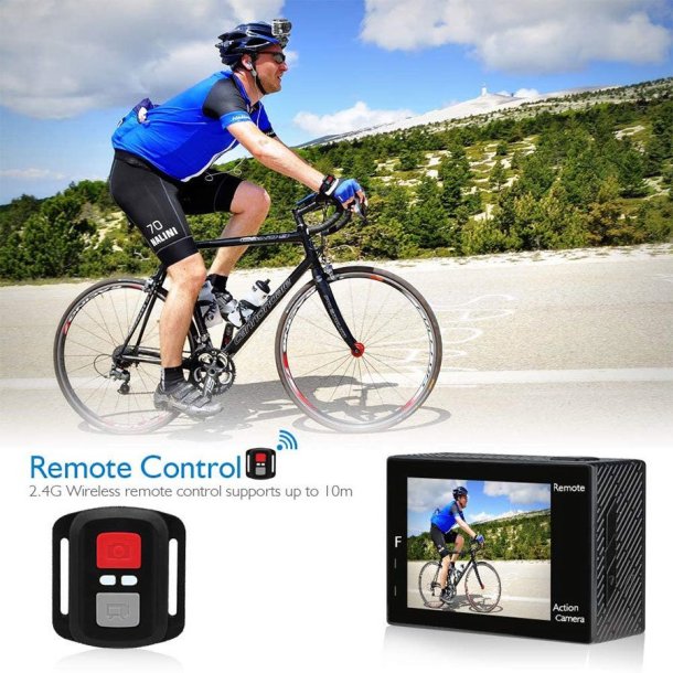 AKASO Brave 4 Ultra HD Action Kamera - 4K, WiFi, Digital Zoom