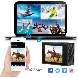 AKASO Brave 4 Ultra HD Action Kamera - 4K, WiFi, Digital Zoom
