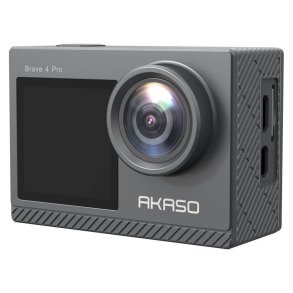 AKASO Brave 4 Pro Action Kamera - 4K/30fps, 20MP, Dobbeltskrm
