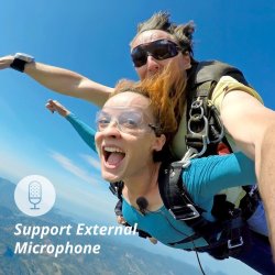 AKASO Brave 4 Pro Action Kamera - 4K/30fps, 20MP, Dobbeltskrm