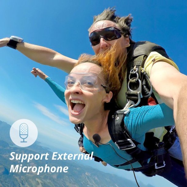 AKASO Brave 4 Pro Action Kamera - 4K/30fps, 20MP, Dobbeltskrm