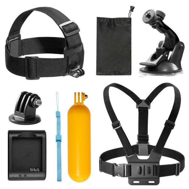 AKASO Action Kamera Tilbehr (7 dele)