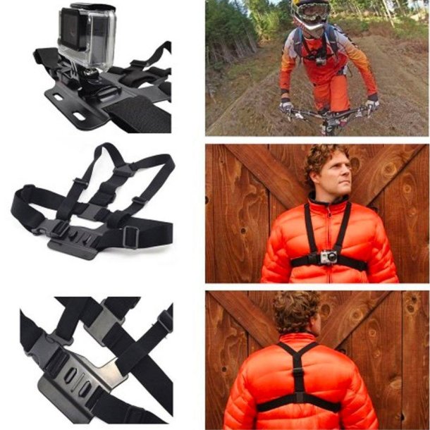 AKASO Action Kamera Tilbehr (7 dele)