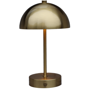 LED bordlampe m. touch, messing