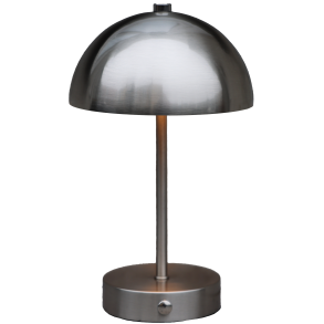 LED bordlampe m. touch, brstet stl