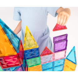 Magnetic Tiles byggesæt - Sampak, 2 x 100 dele