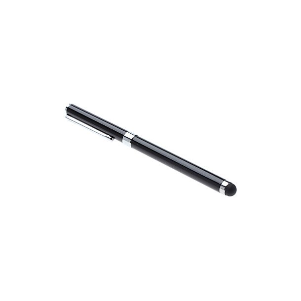 Stylus Touch pen 2-i-1, sort