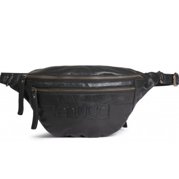 Muud Vegas Bumbag - Lder, Sort