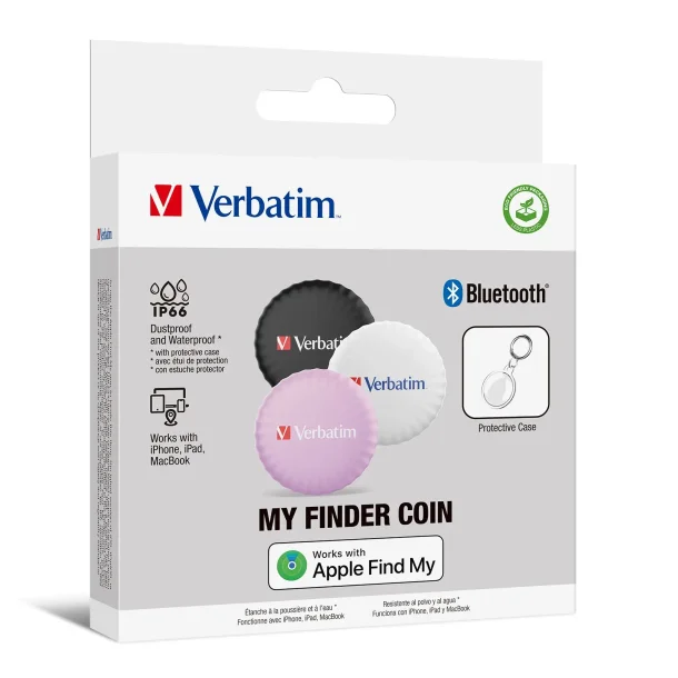 Verbatim My Finder Bluetooth, Black/White/Purple (3 pcs)