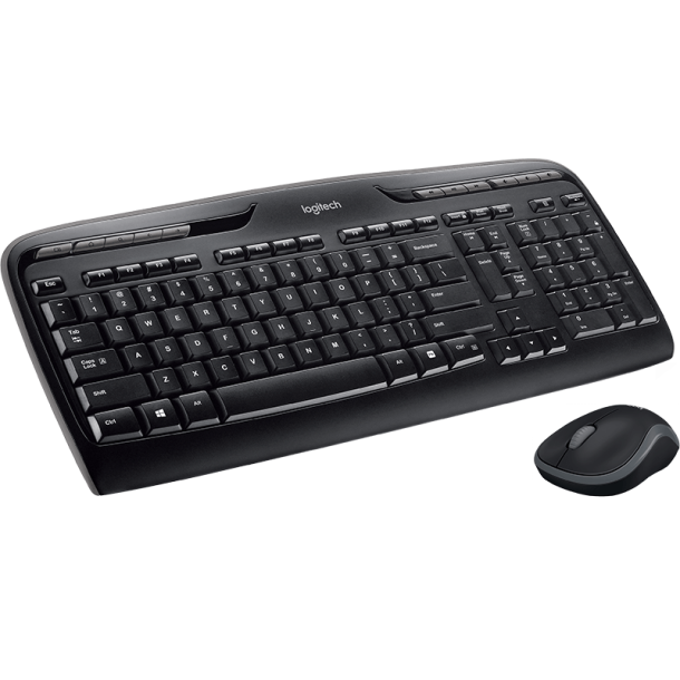 Logitech MK330 Trådløst Desktop-Set - Sort