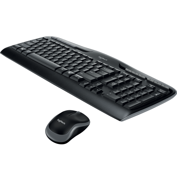 Logitech MK330 Trådløst Desktop-Set - Sort