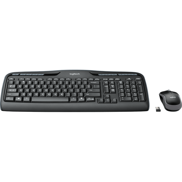 Logitech MK330 Trådløst Desktop-Set - Sort