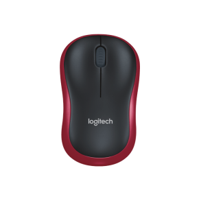 Logitech M185 Trdls Mus - Red