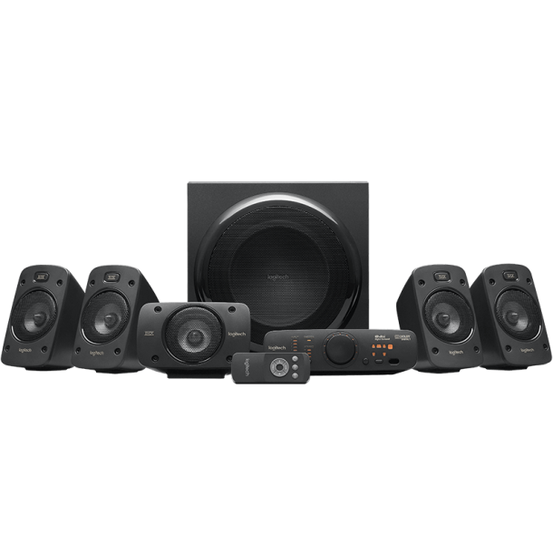Logitech Z906 5.1 Højtalersystem med Surround Sound - Sort