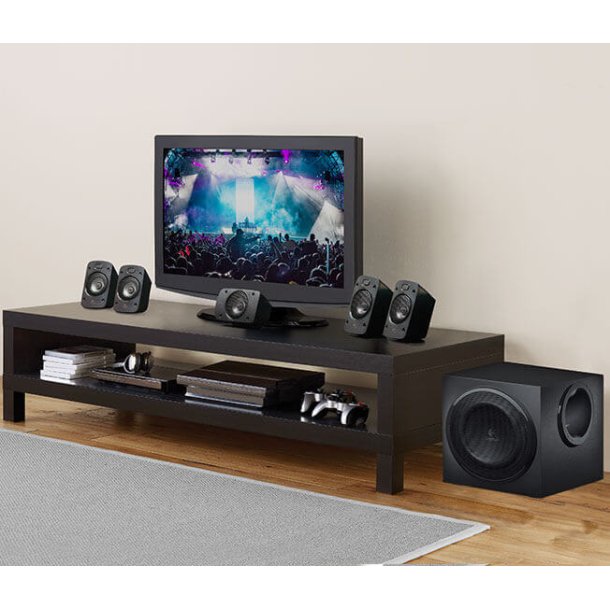 Logitech Z906 5.1 Højtalersystem med Surround Sound - Sort